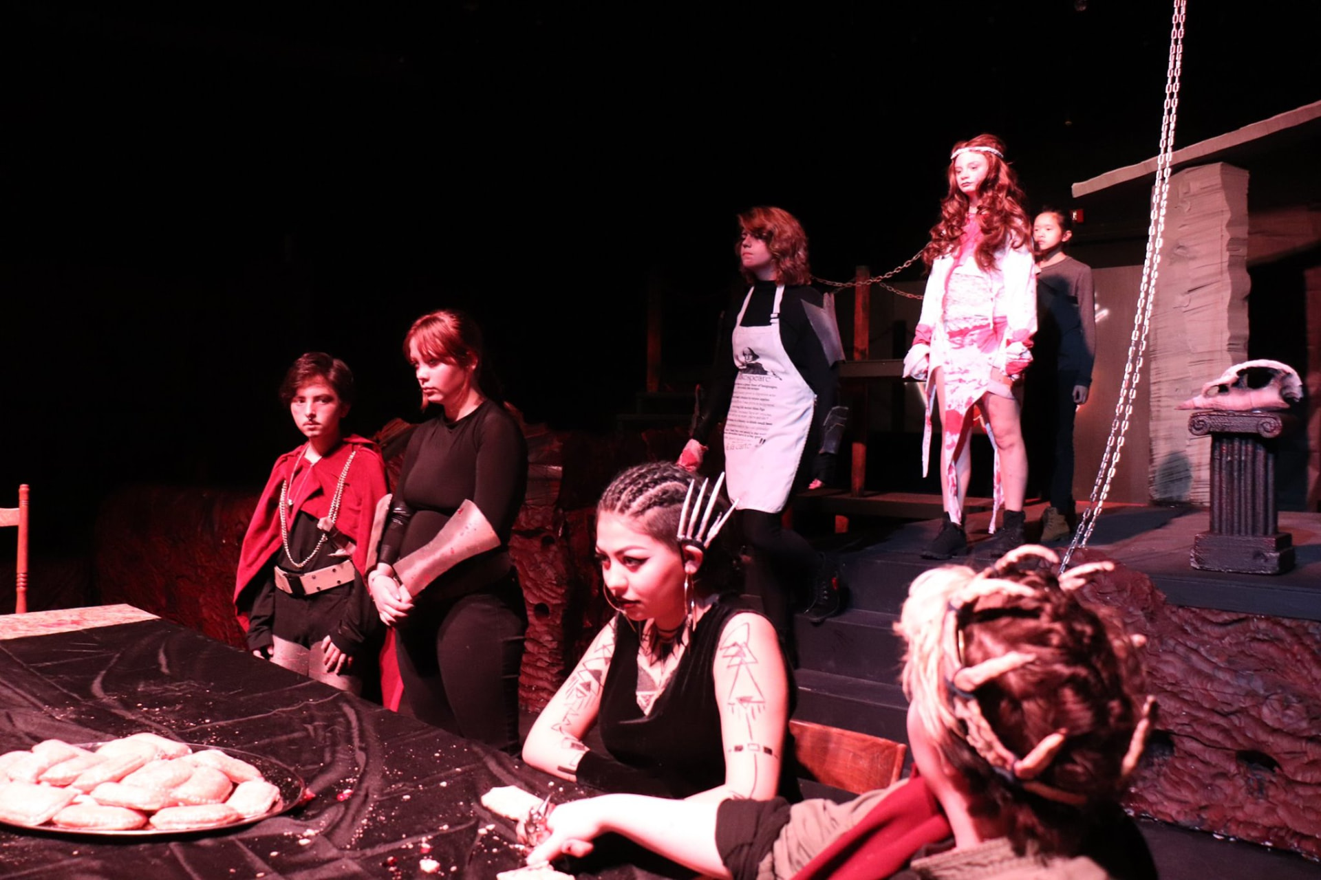 Titus Andronicus production scene 40
